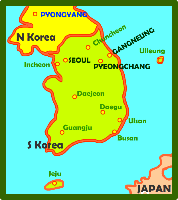 winter olympics, pyeongchang, south korea, busan, seoul, incheon